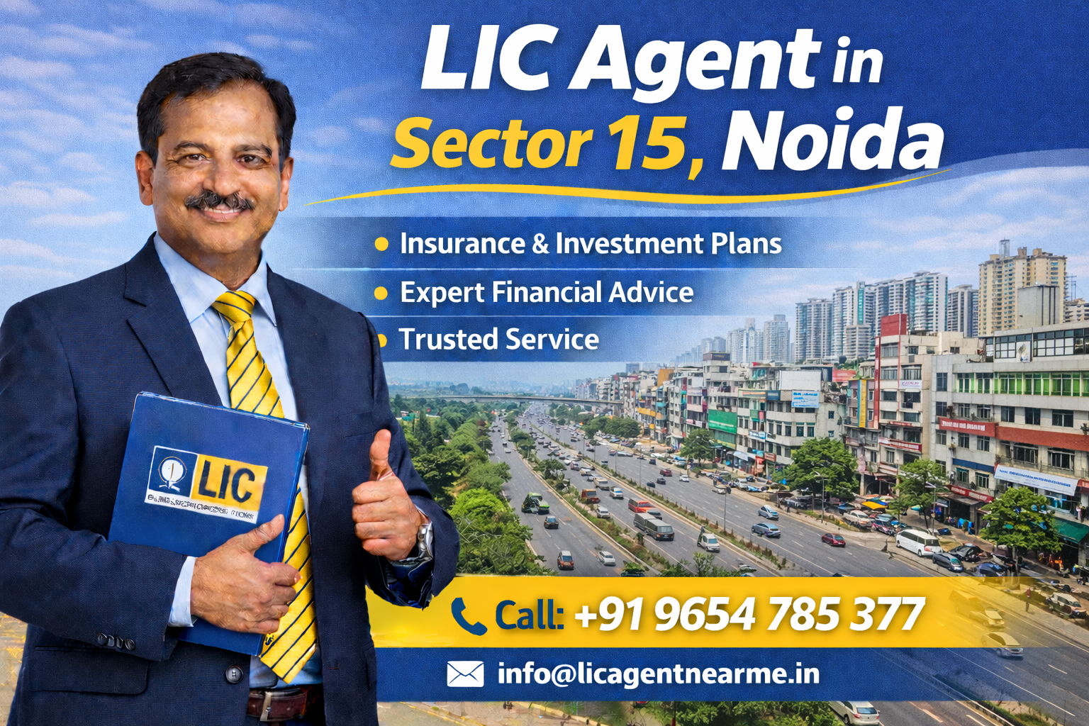 LIC Agent in Sector 15, Noida