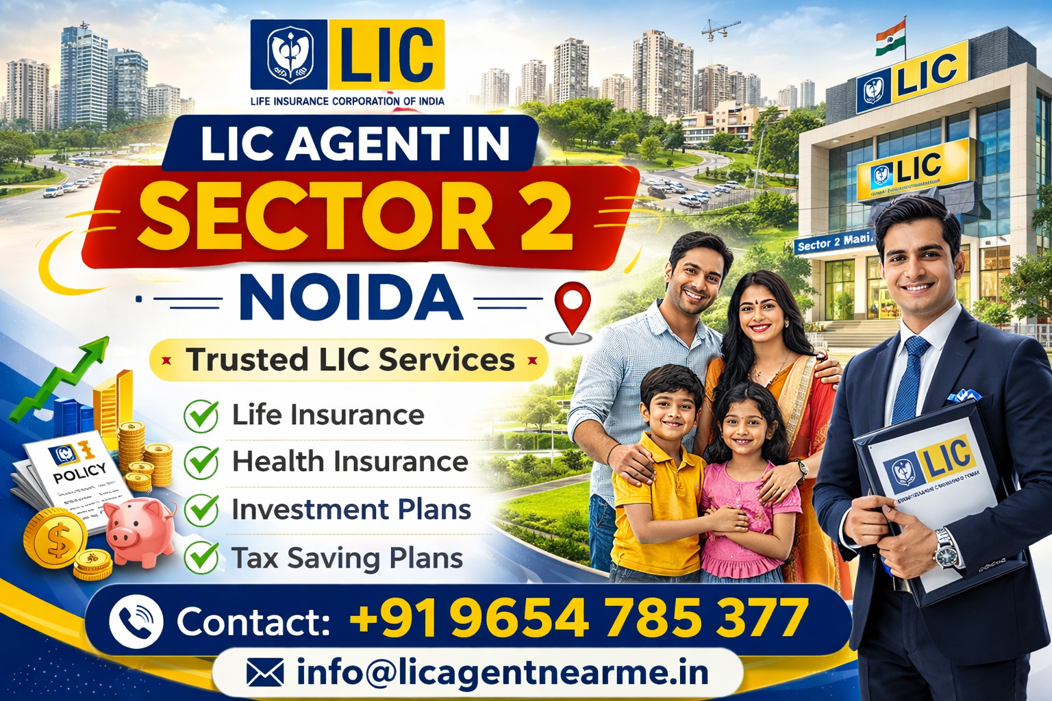 LIC Agent in Sector 2 Noida