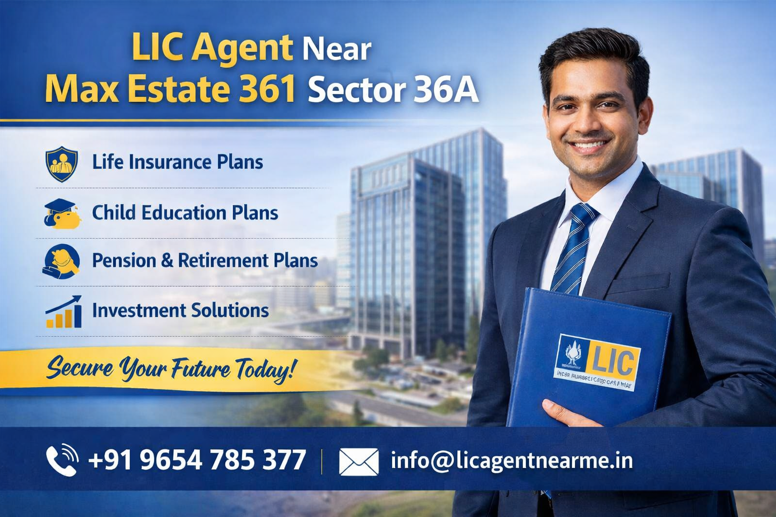 Lic Agent Near Max Estate 361