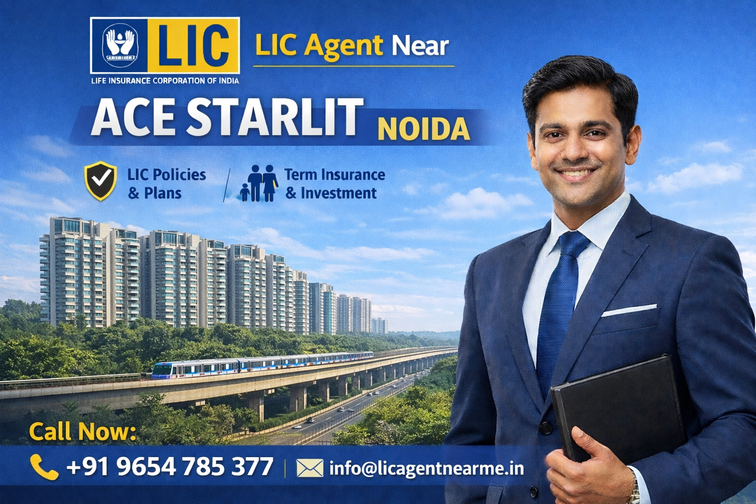 LIC Agent Near Ace Starlit Noida