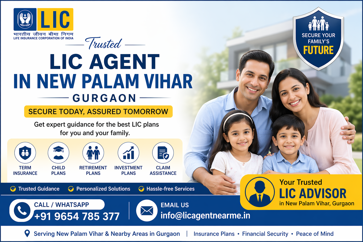Lic Agent in New-Palam-Vihar